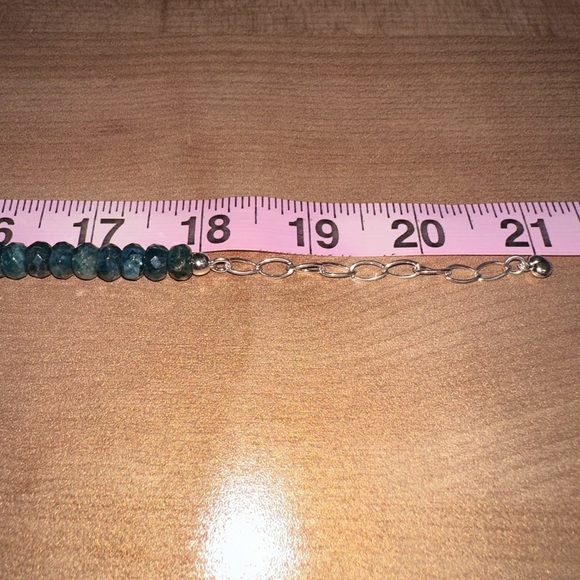 Teal apatite beaded necklace By Jay King - Picture 11 of 12